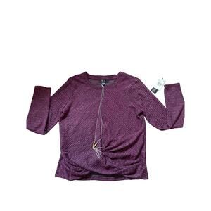 BCX | Women’s Burgundy Sweater| Size M | NWT | 0993